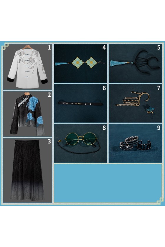 2XXT Cosplay Vtuber Virtual YouTuber Kanae Chinese Changshan Outfit Cosplay Costume